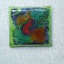 Coloured glass dish, Home decor, Glass dish, Trinket holder, Ornamnents.Gift Image 3