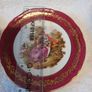 Limoges small plates red and gold Image 7