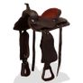 Pony Saddle Set 10 Black Image 2