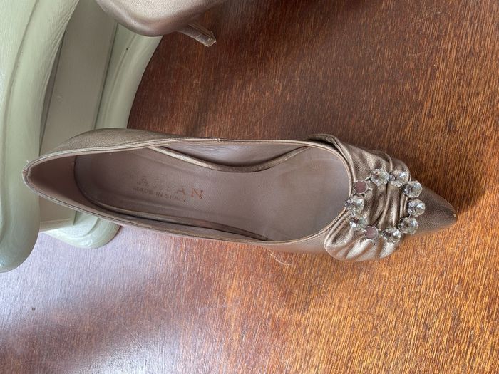 Marian high heel Size 39 champagne