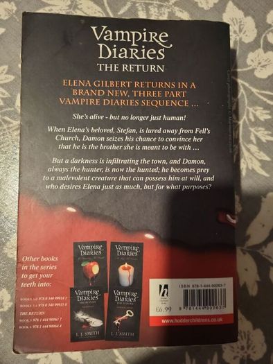 The Vampire Diaries Book Bundle 6 Books by LJ Smith