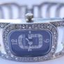 GUCCI Womens Quartz Dress Watch Crystal Encrusted Face And Strap Image 6