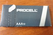 AAA batteries procell duracell pack