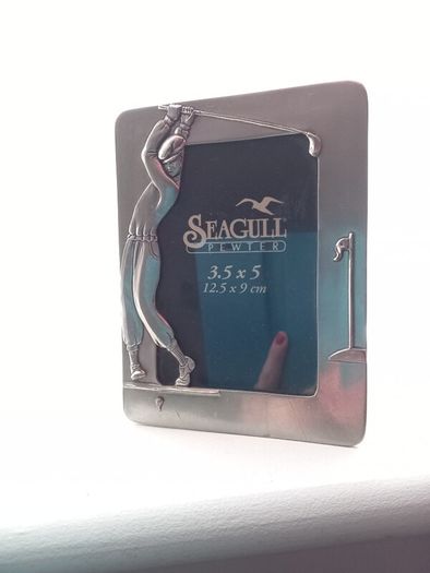 Golf Theme Pewter Photo Frame