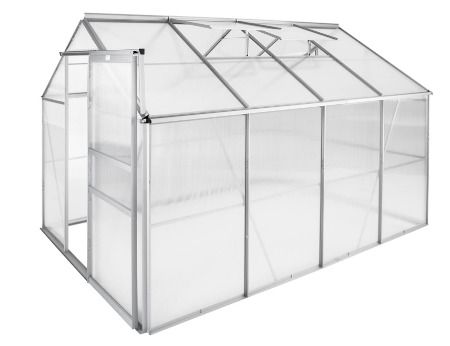Aluminium Greenhouse Garden Greenhouse Various Models 250 x 185 x 195 cm with Base