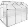 Aluminium Greenhouse Garden Greenhouse Various Models 250 x 185 x 195 cm with Base Image 3
