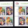 2001 Ireland 50th Anniversary of Irish Cultural Organisation Commemorative Stamps Plate 1A1A1A1A & 1B1B1B1B Mint Never Hinged (MNH) Image 2