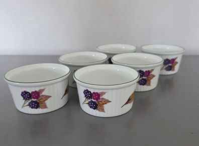 Set of 6 Royal Worcester Ramekins