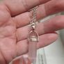 Rose Quartz crystal necklace Image 2