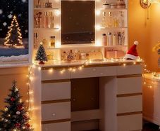 Dressing table Vanity table LED mirror