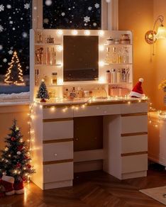 Dressing table Vanity table LED mirror
