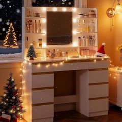 Dressing table Vanity table LED mirror