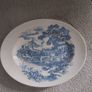 vintage collection of blue and white plates Image 2