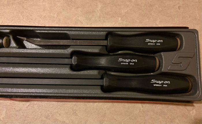 Snap-on Striking Prybar set - hard handle