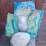 Terracotta Stone Glazed Garden Pots <6> and Stone Ornaments. Image 7