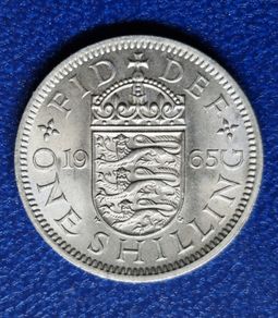 Great Britain 1965 Shilling Eng Rev BU coin