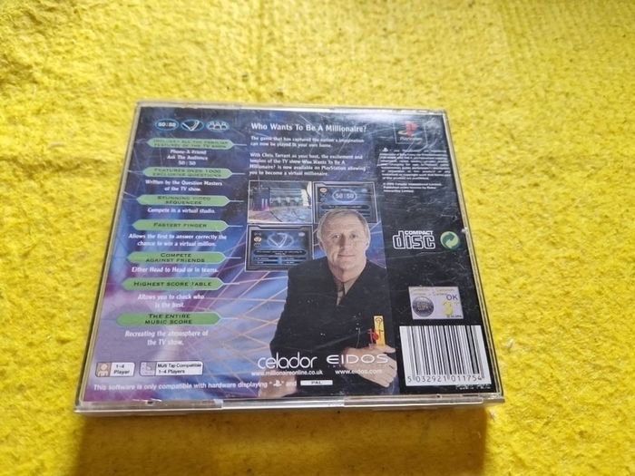 Whi wants to be a millionaire PlayStation1 ps1 PlayStation2 ps2 games Original