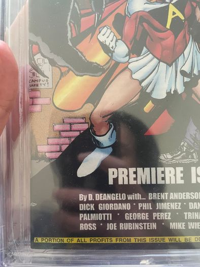 Captain Awarenes Assult On Campus Nn Cgc 9.6 White Pages 2022 Ss George Perez