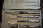 Antique french sterling silver set