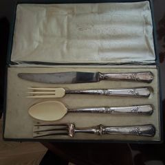 Antique french sterling silver set