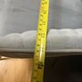 Grey Velvet Accent Swivel Chair with Gold Legs Image 8