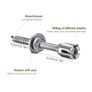 T316 Stainless Steel Trellis for Climbing Plants,Complete Set Wall Brackets and diameter 3 mm Steel Cable( 8 Holders,10m Rope ) Image 9