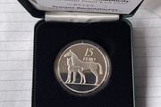 irish silver proof coin