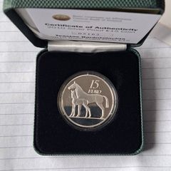 irish silver proof coin