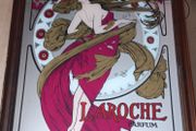 Antique French mirror Larouche Parfum beautiful