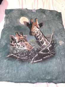 vintage giraffes T shirt size 2XL