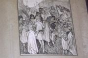a antique pen ank drawing the kingdon of the child by j,shepherd