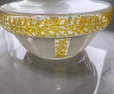 retro 1970's glass lampshade.