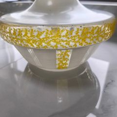 retro 1970's glass lampshade.