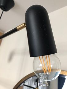 Contemporary Ceiling lights. Italy. Gold/Black. As New