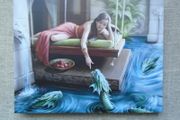 Anne Stokes canvas, Picture .Home decor, Dragon picture. Gift