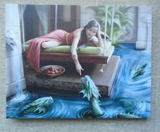 Anne Stokes canvas, Picture .Home decor, Dragon picture. Gift