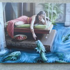 Anne Stokes canvas, Picture .Home decor, Dragon picture. Gift