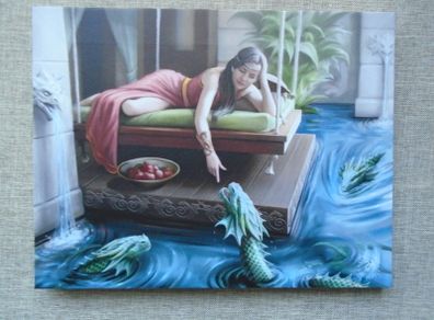Anne Stokes canvas, Picture .Home decor, Dragon picture. Gift
