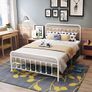 Double Bed Frame with Headboard and Footboard Storage Under Bed Image 7