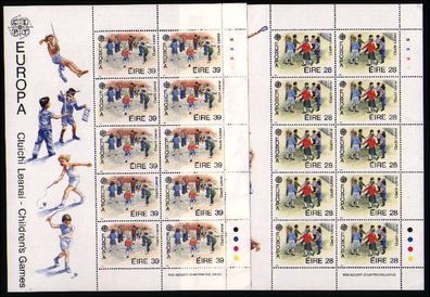 1989 Ireland Europa Children's Games Commemorative Stamp Sheetlet Mint Never Hinged (MNH)