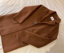 Stunning girls Zara brown coat jacket age 10 11 12