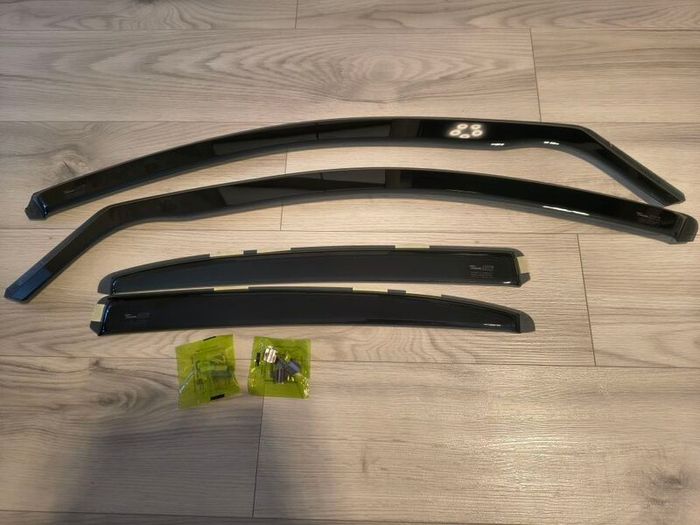 Skoda Octavia MK3 Wind Deflectors Wind Visors Team HEKO Rear Hatchback plus Front FREE