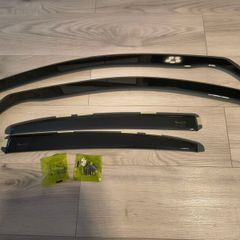 Skoda Octavia MK3 Wind Deflectors Wind Visors Team HEKO Rear Hatchback plus Front FREE