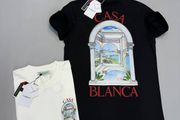 Casablanca Black and White T shirts different colours sizes S to xxl