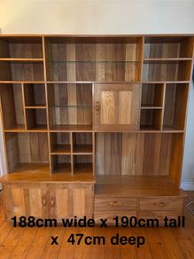 Bespoke hand crafted solid wood cabinet