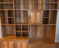 Bespoke hand crafted solid wood cabinet