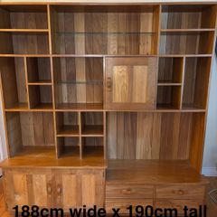 Bespoke hand crafted solid wood cabinet
