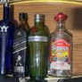 Gin whiskey rum vodka empty Bottles Image 5