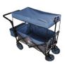 Foldable handcart for pulling and pushing roof brakes cooler bag max 80kg Image 3