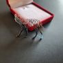 Laser Cut Wolf Brooch with Design of Intricate Branches Dog Pin Badge Woodlands Jewellery Silver Tone Metal Image 3